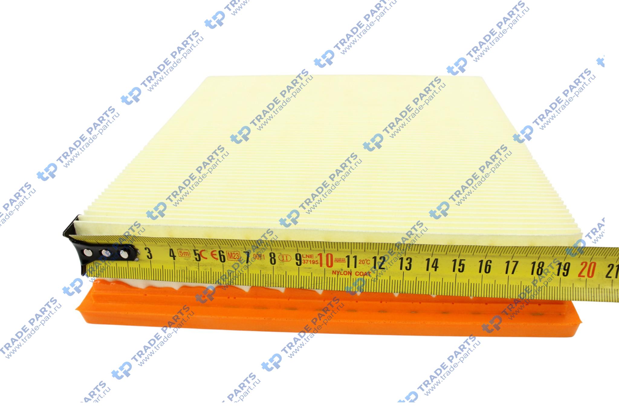 Реальная фотография фильтр салона volvo fh/fm 7,49х210.5х210 угольный