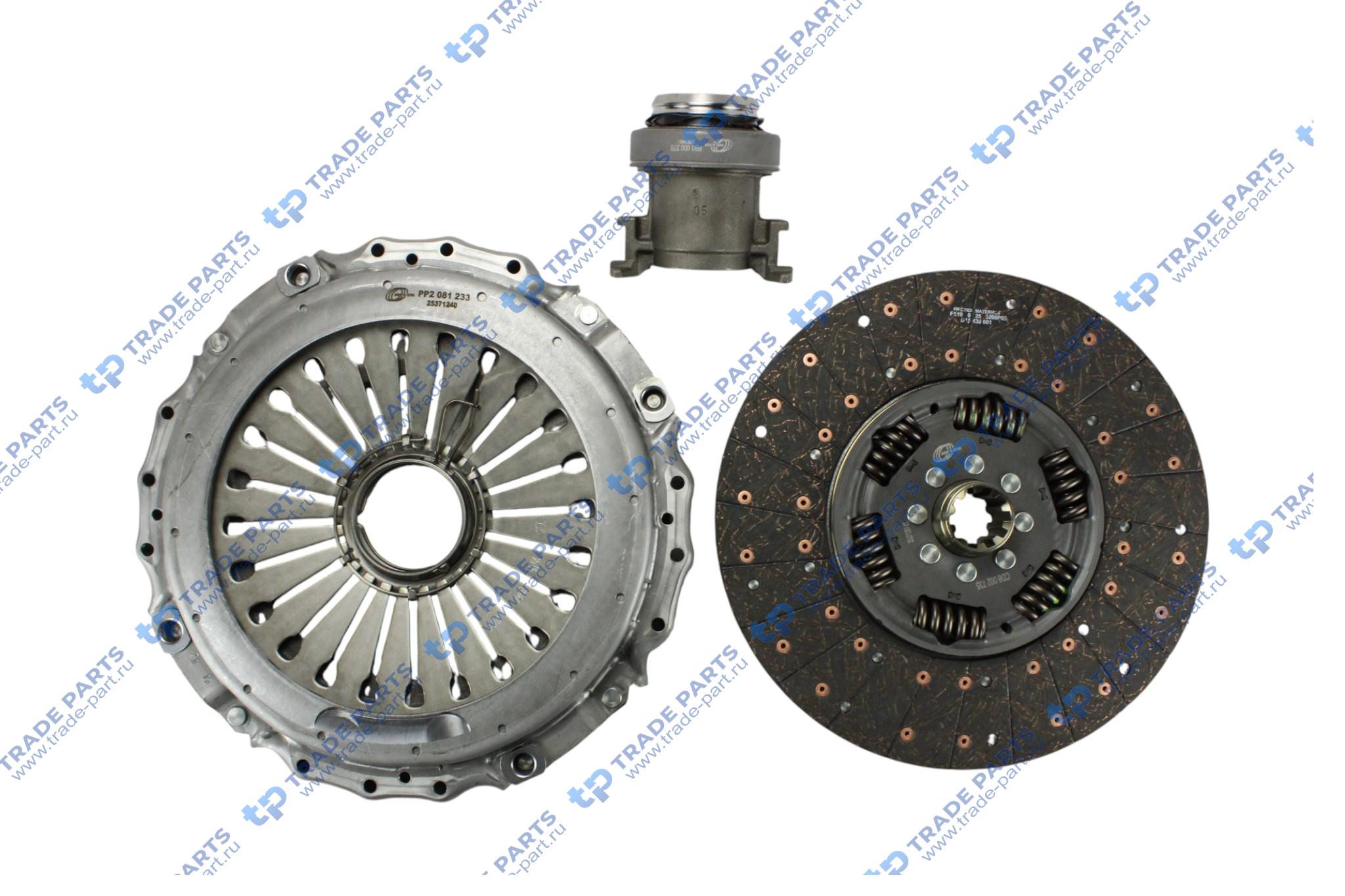 Реальная фотография комплект сцепления mb om402la, om442la, om422, om423, om440la, om446la zf 430 mm.