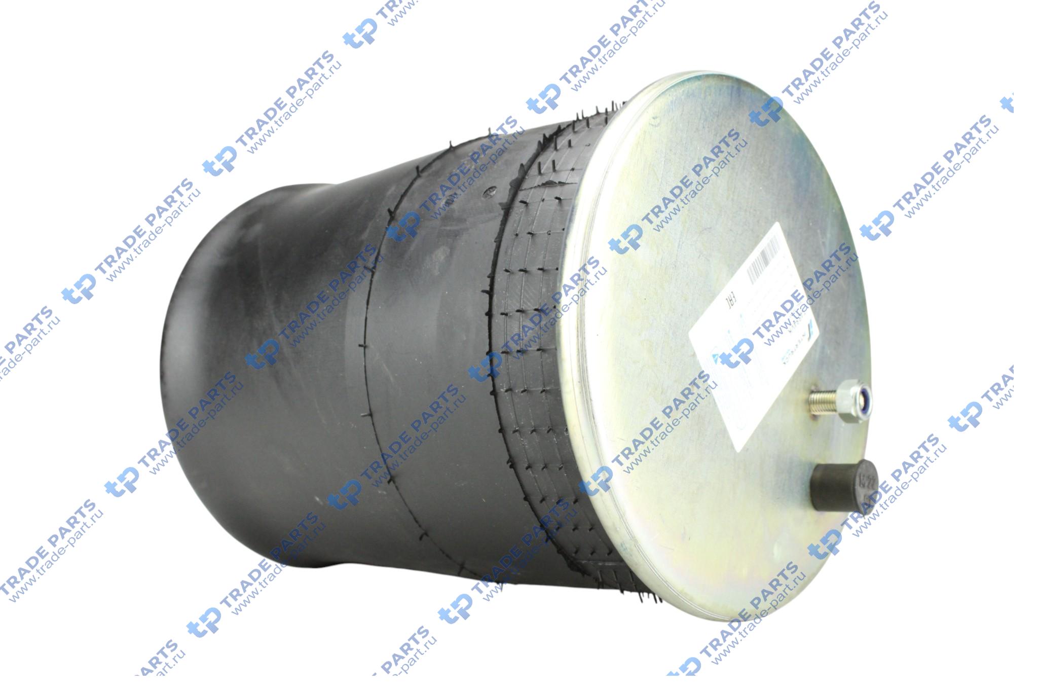 Реальная фотография пневморессора man tga (стальной стакан) (1шп.м12+1штуц.отв.м16х1.5мм)