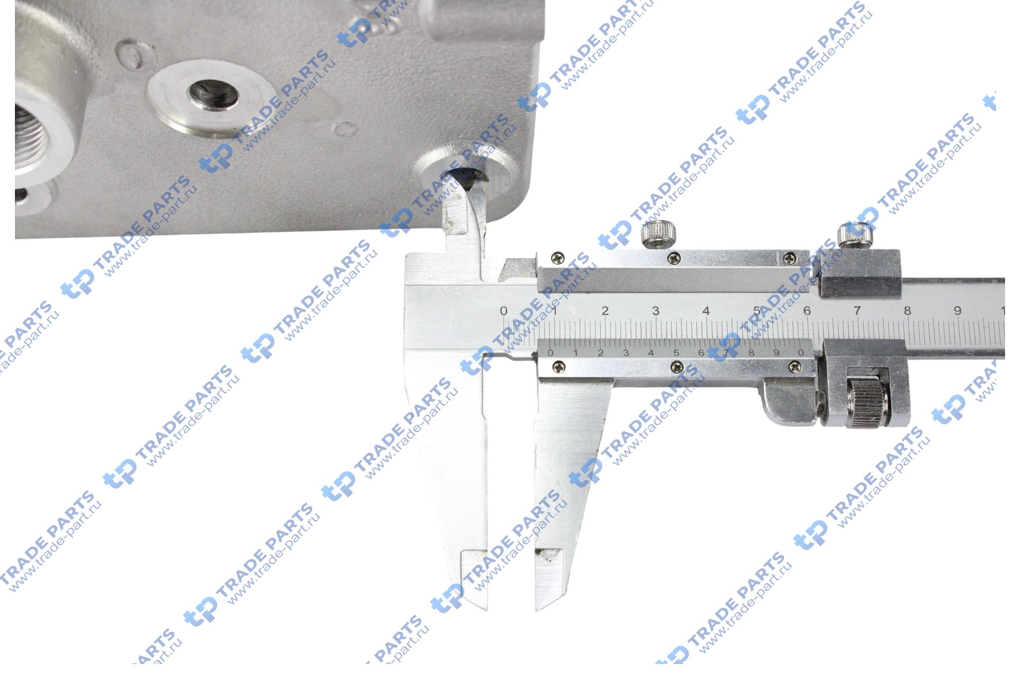 Реальная фотография головка блока компрессора knorr bremse lp4957 scania 4-series 2х цил.