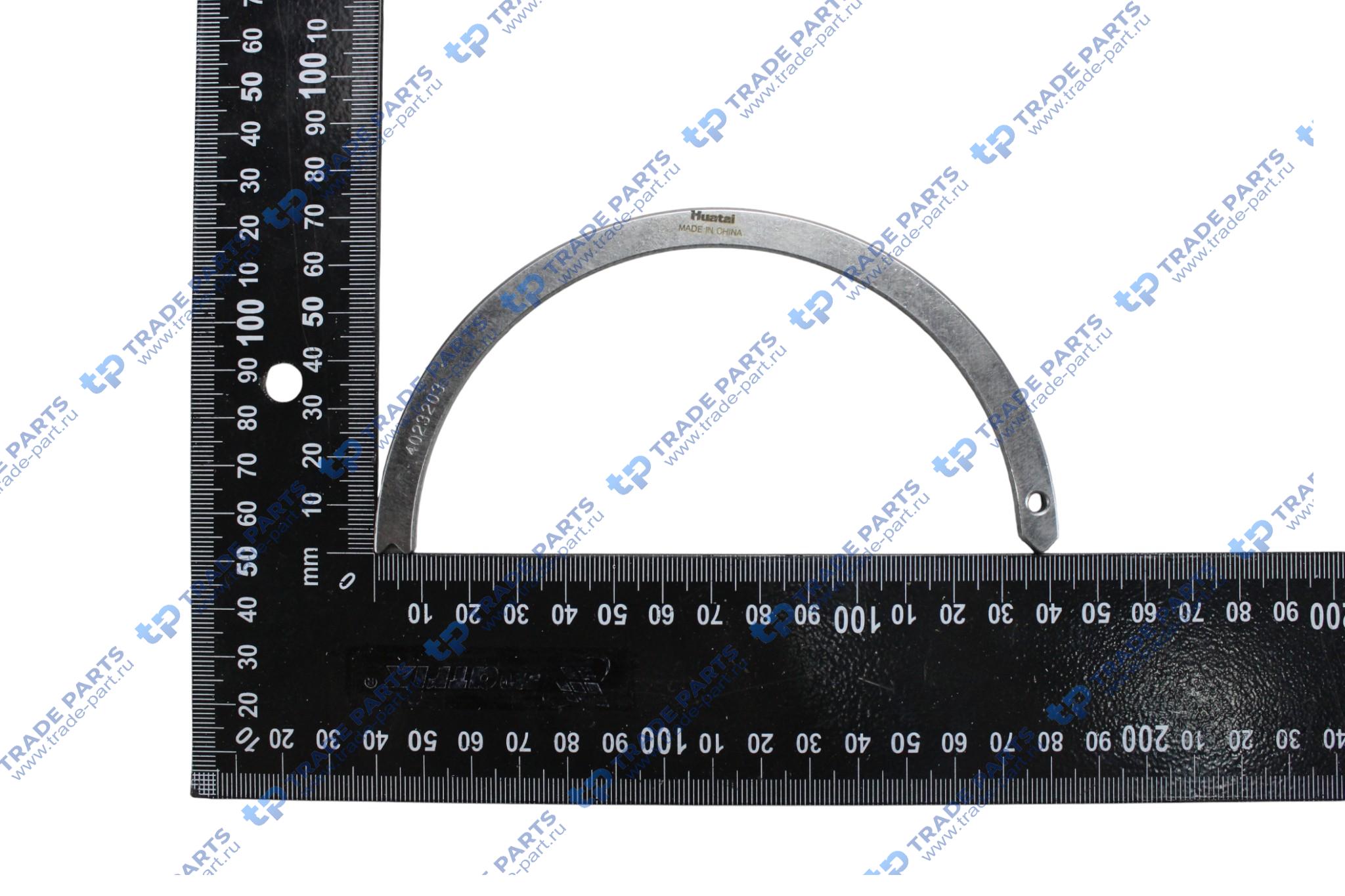 Реальная фотография полукольца коленвала m11  4023203 huatai