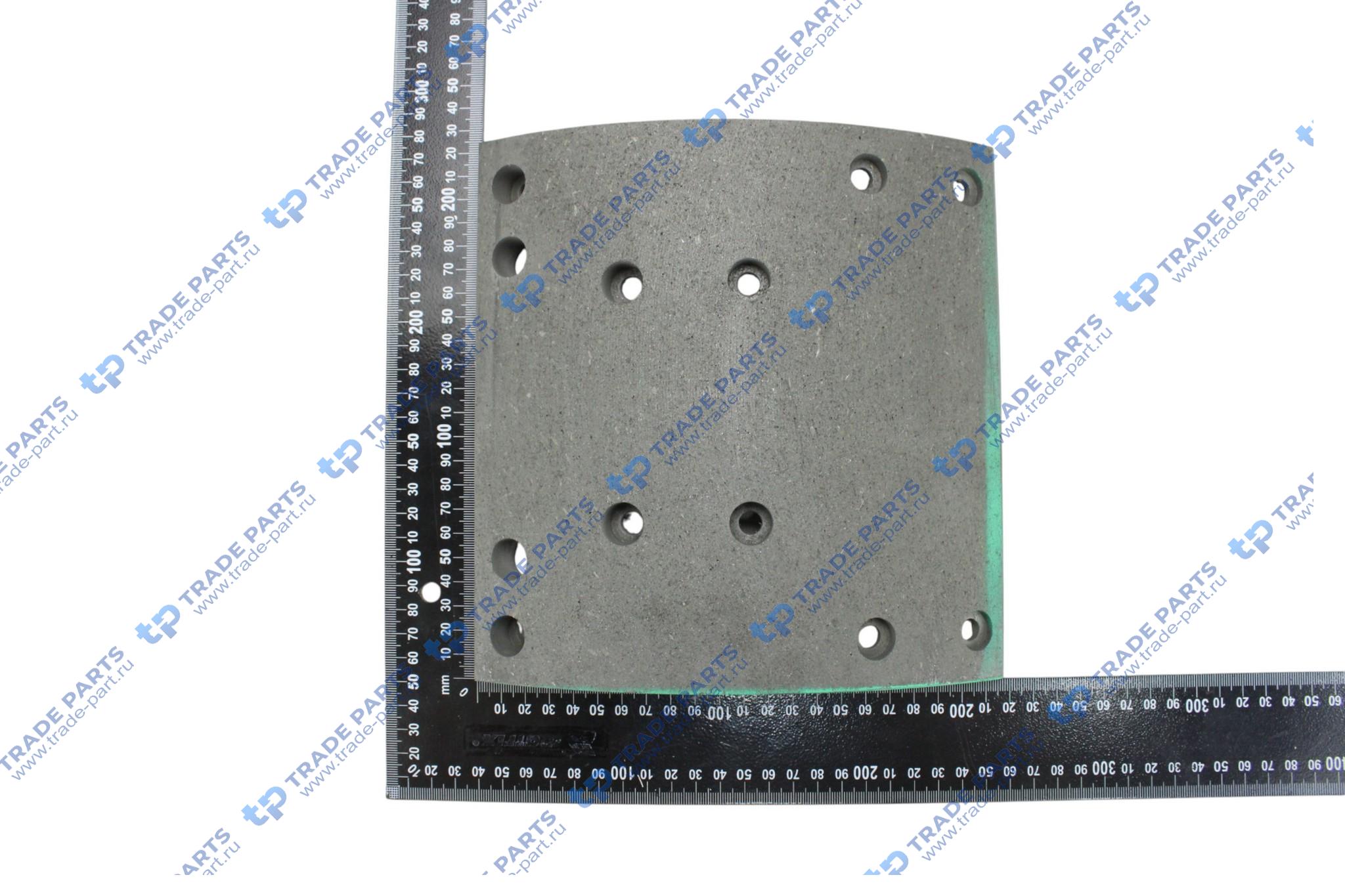 Реальная фотография накладка тормозная задняя f3000 (8+10 отверстий) комплект huatai