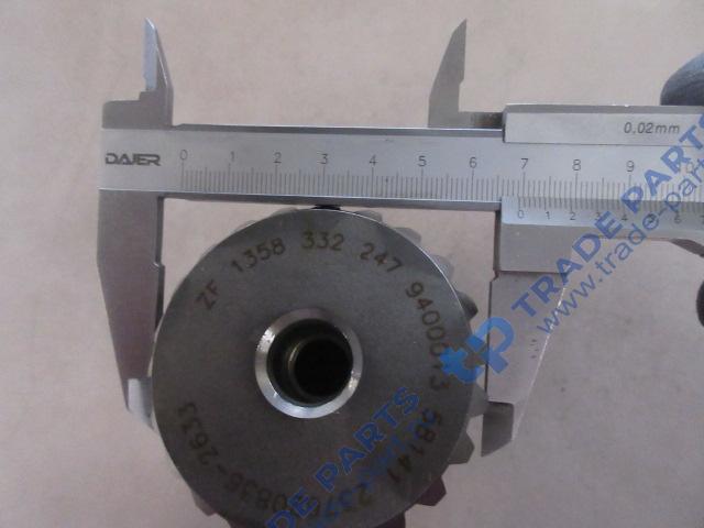 Реальная фотография шестерня солнечная zf shaanxi х6000 12tx2620td 1358.332.247 качество о