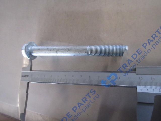 Реальная фотография болт m14*1.5*130 стопорный с шестигранным фланцем sitrak c7h max качество о