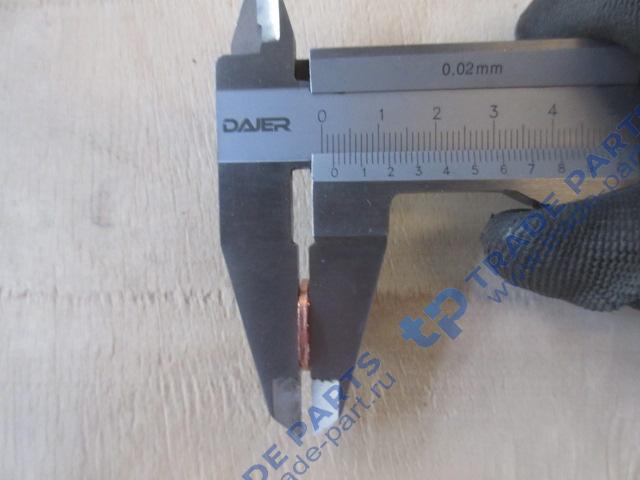 Реальная фотография шайба форсунки евро3 d=7 d=19 h=2