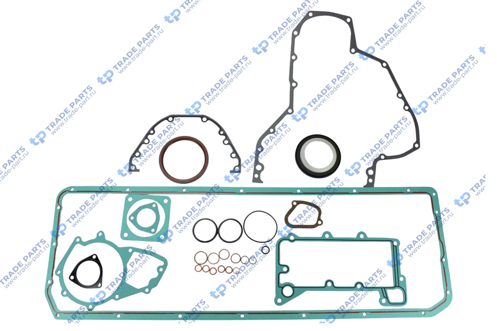 Нижний комплект прокладок ДВС OM457; AXOR; с сальниками к/в и маслосъёмными колпачками