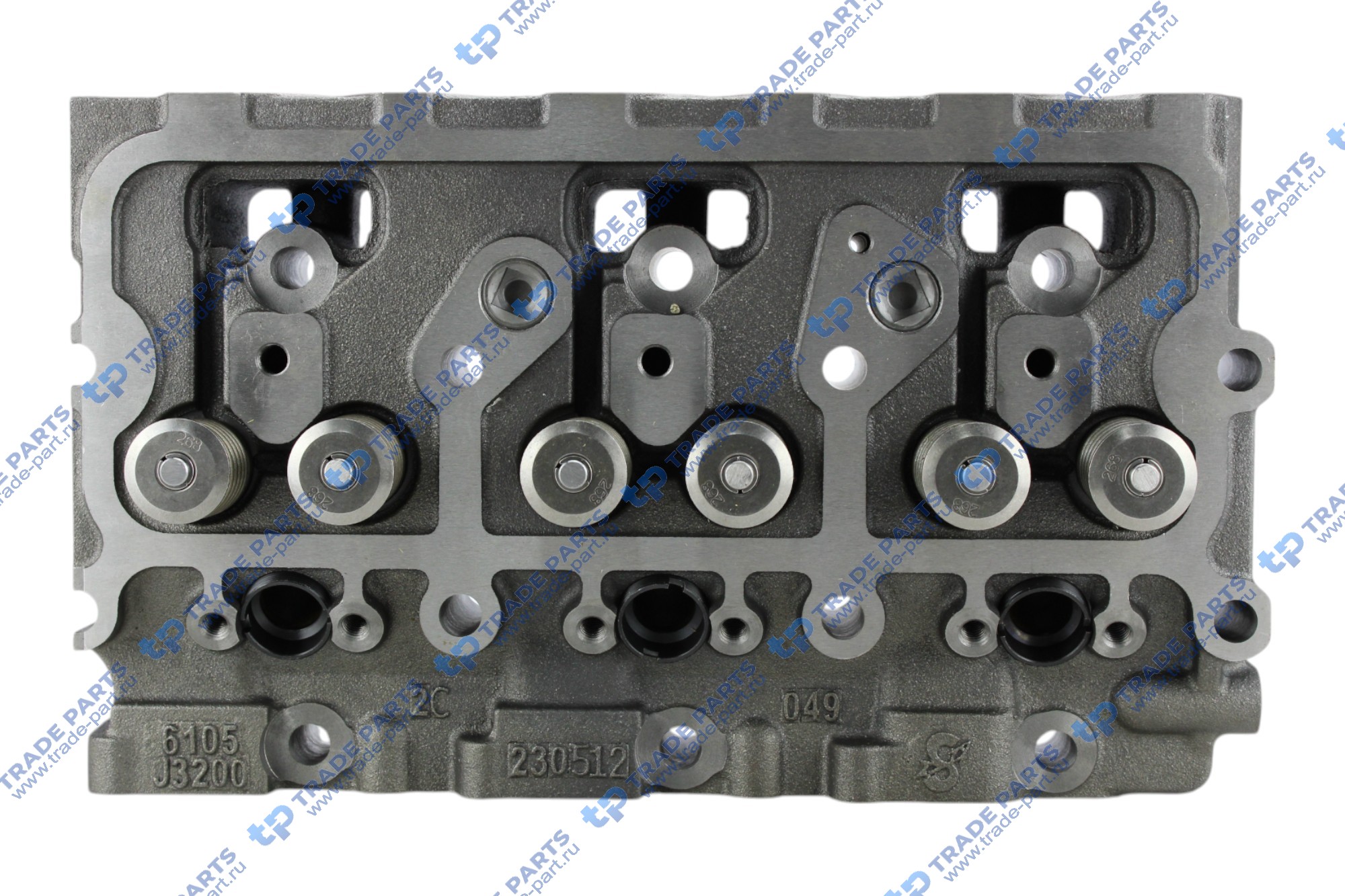 Головка блока задняя B3200-1003016A (с клапанами) турбовый