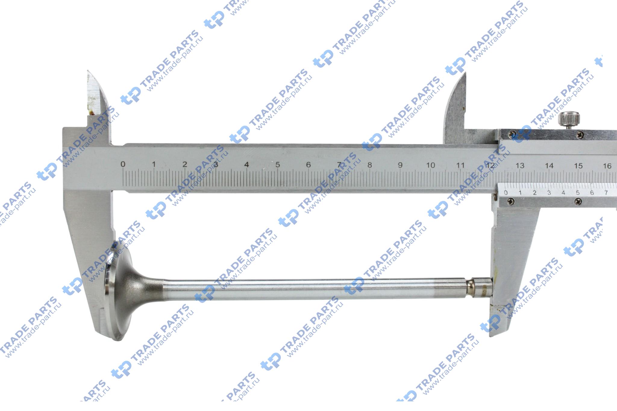 Реальная фотография клапан впускной 33*7*124,7 -30° iveco eutocargo/daf lf45/55