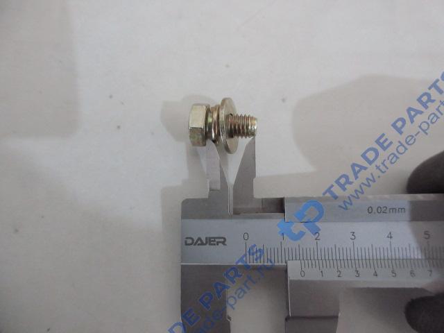 Реальная фотография болт m8х15 крепления насоса кабины faw j6 j7 4180 качество о