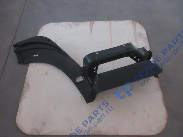 Реальная фотография крыло евро3 левое (переднее с подножкой) красное