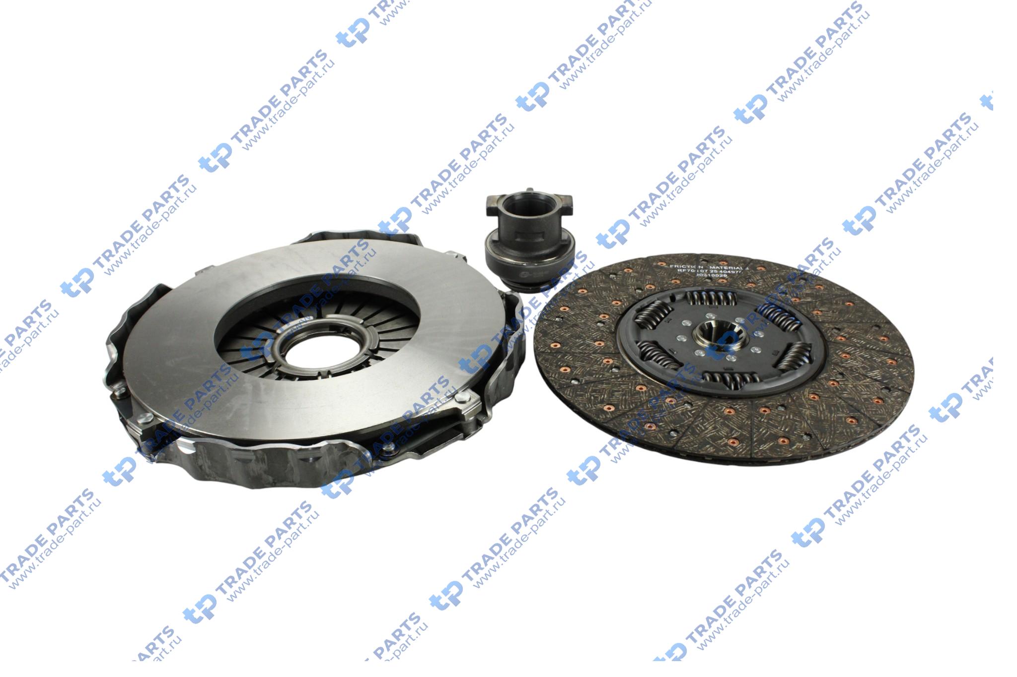 Реальная фотография комплект сцепления man tga d2066,d2866 zf as-tronic amt 430 mm.