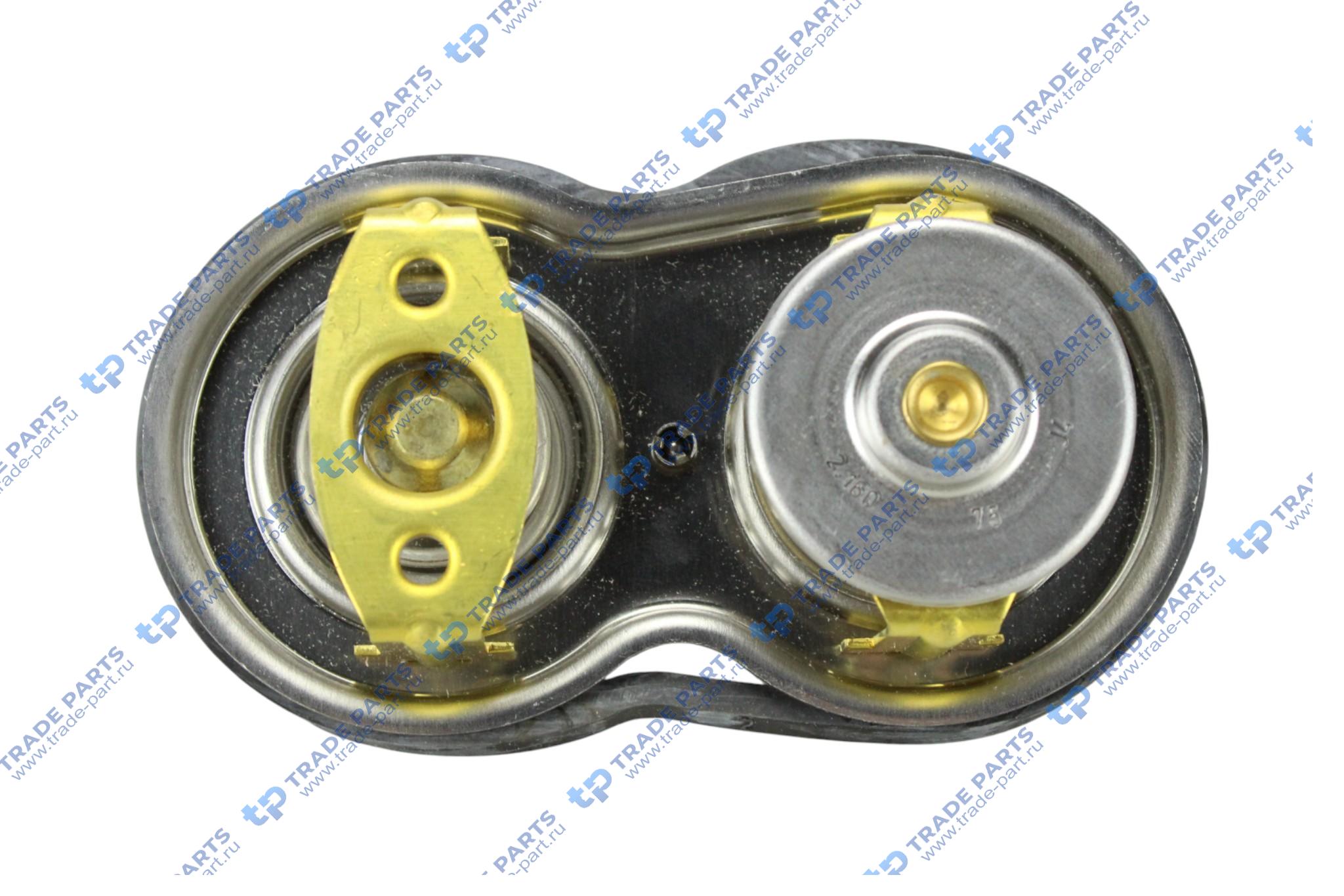 Реальная фотография термостат 75°с двойной с прокладкойscania p/g/r/t