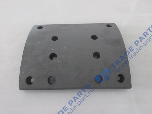Накладка тормозная задняя 8 + 2 отв. под датчик  Shaanxi X3000