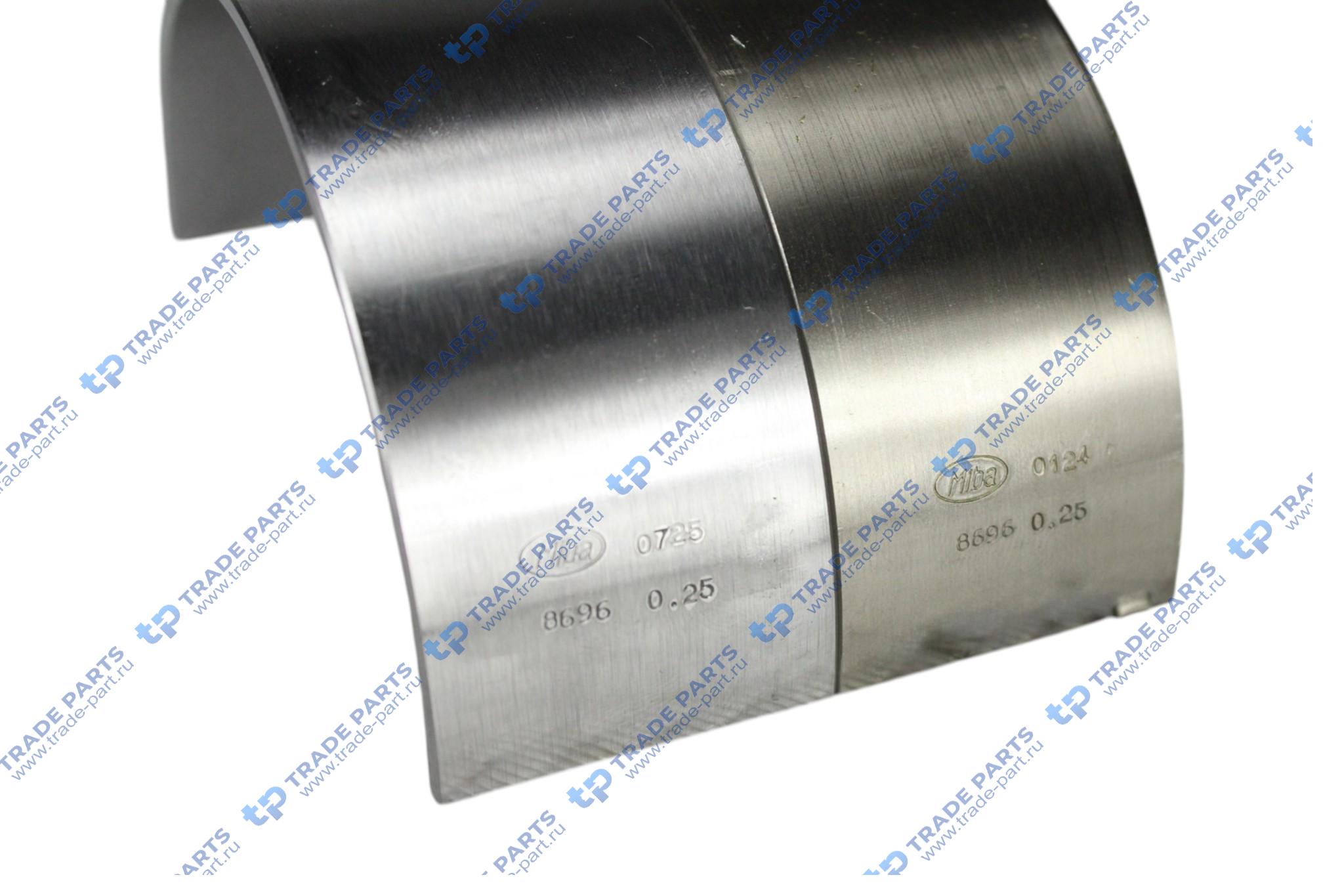 Реальная фотография вкладыши шатунные 0,25 на 1 шейку mb om 471