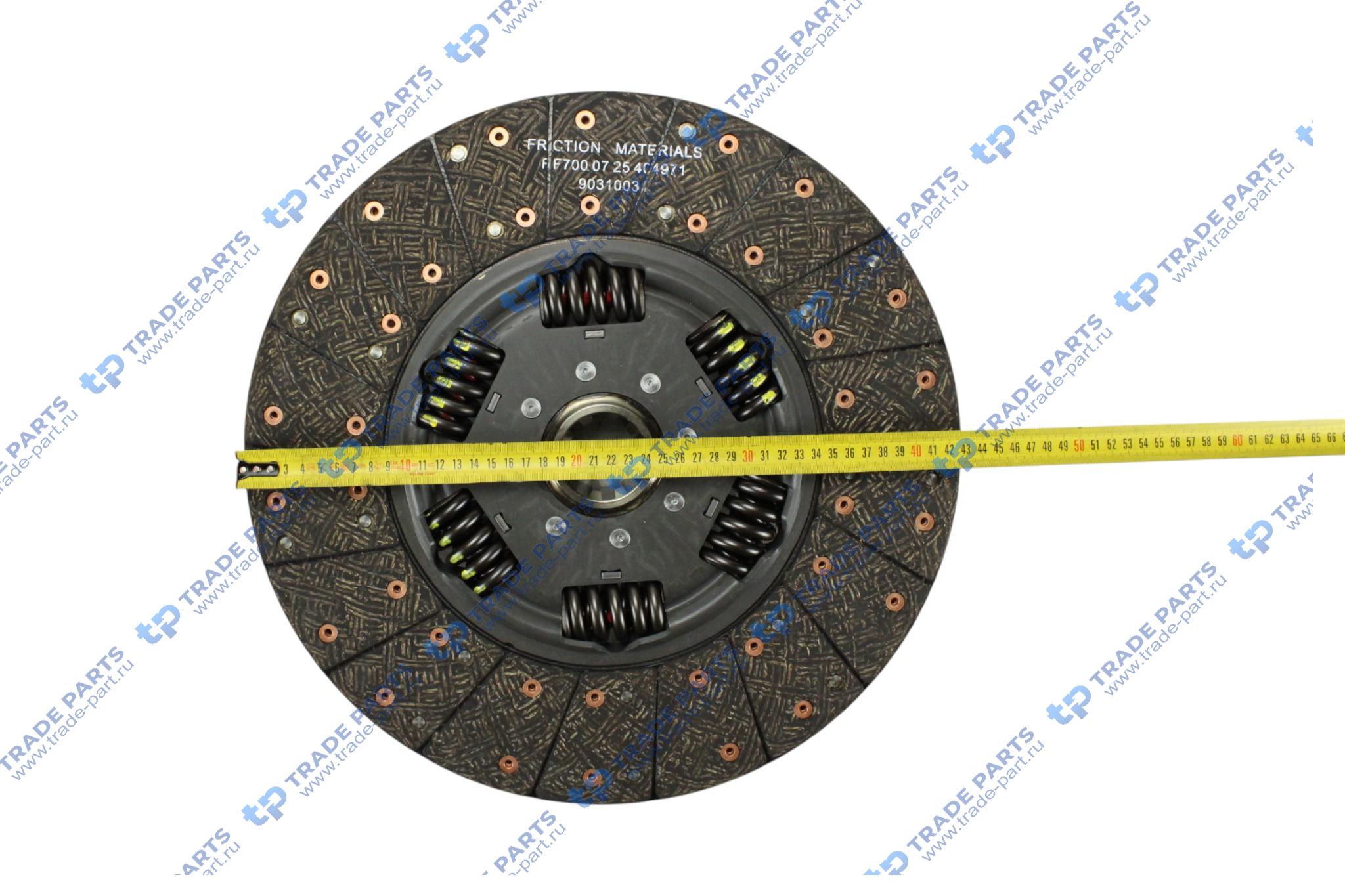 Реальная фотография комплект сцепления ford ecotorq 12,7 zf 16s2230 430 mm.