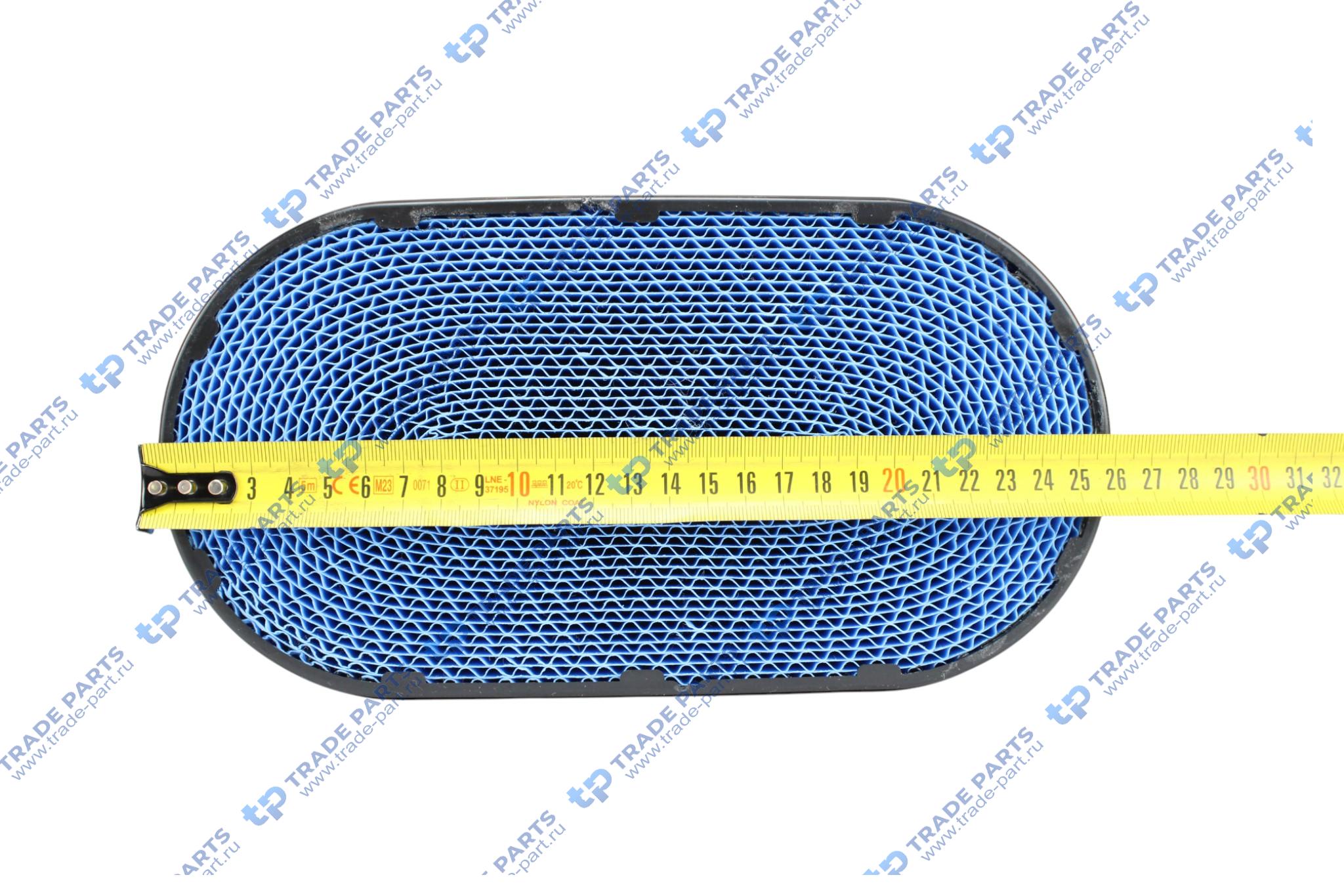 Реальная фотография фильтр воздушный 235x255x123 овальн. iveco eurocargo