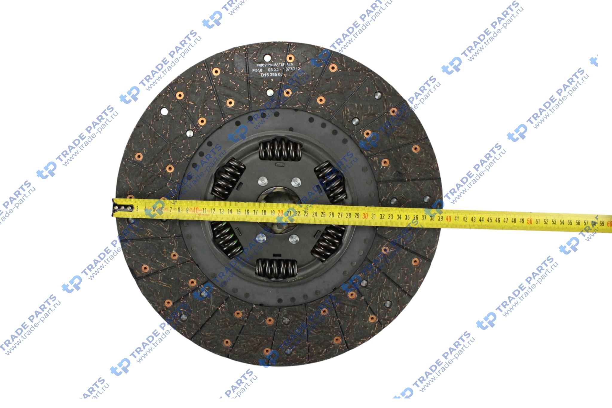 Реальная фотография диск сцепления man tgl d0834lfl79 zf 6s-800 to, zf 6as-800/1000 395 mm.