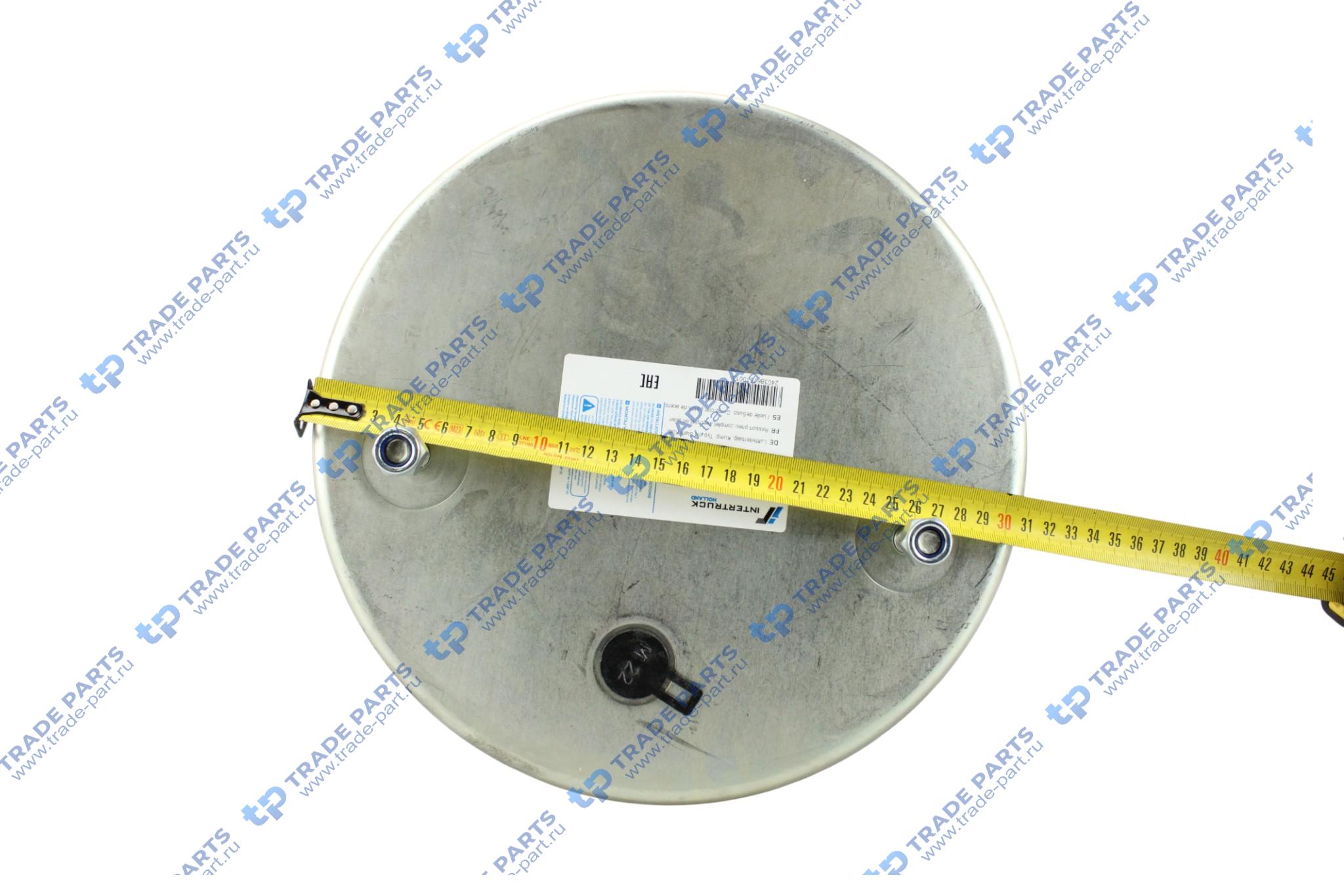 Реальная фотография пневмобаллон bpw 36 в сборе (металл. стакан)