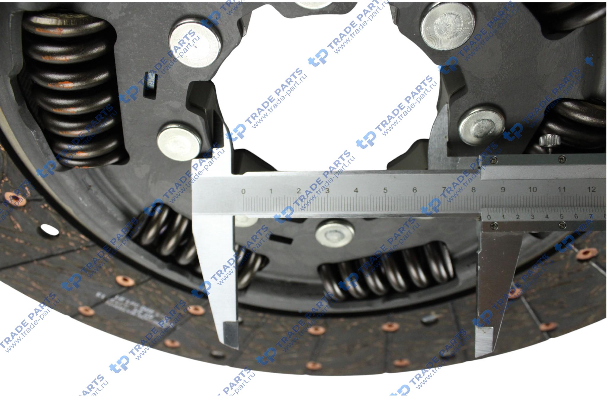 Реальная фотография диск сцепления без шлицов ford ecotorq 12,7 zf 16s2230 400 mm. twin disc