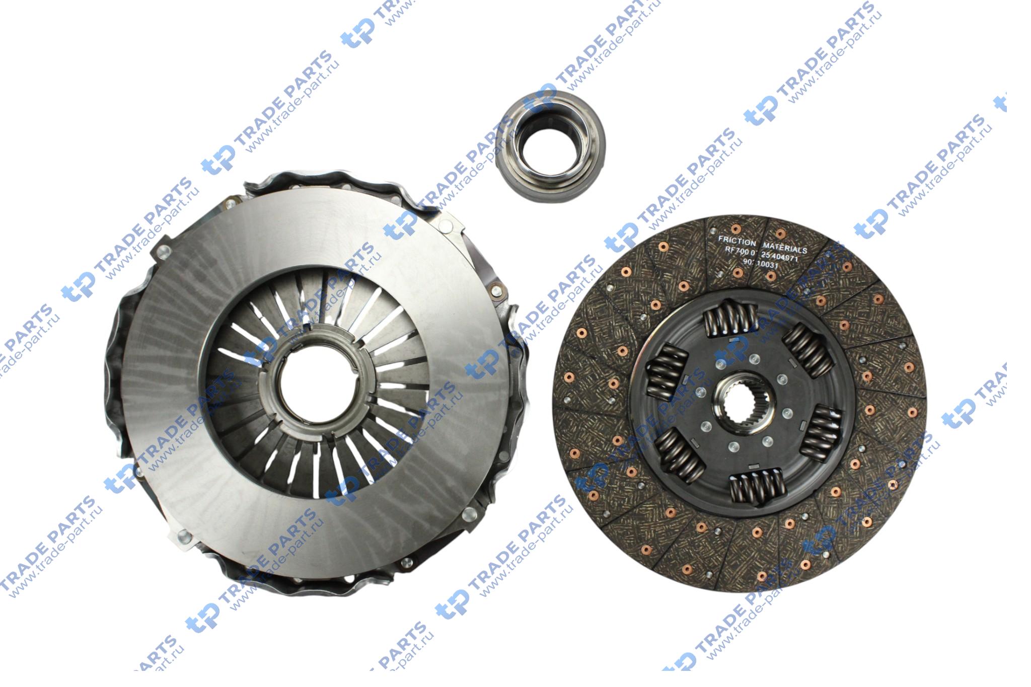 Реальная фотография комплект сцепления scania dc9/11/12,dsc9/11/12/14,dt12 grs920 r (k432-33/35/39) 430 mm.