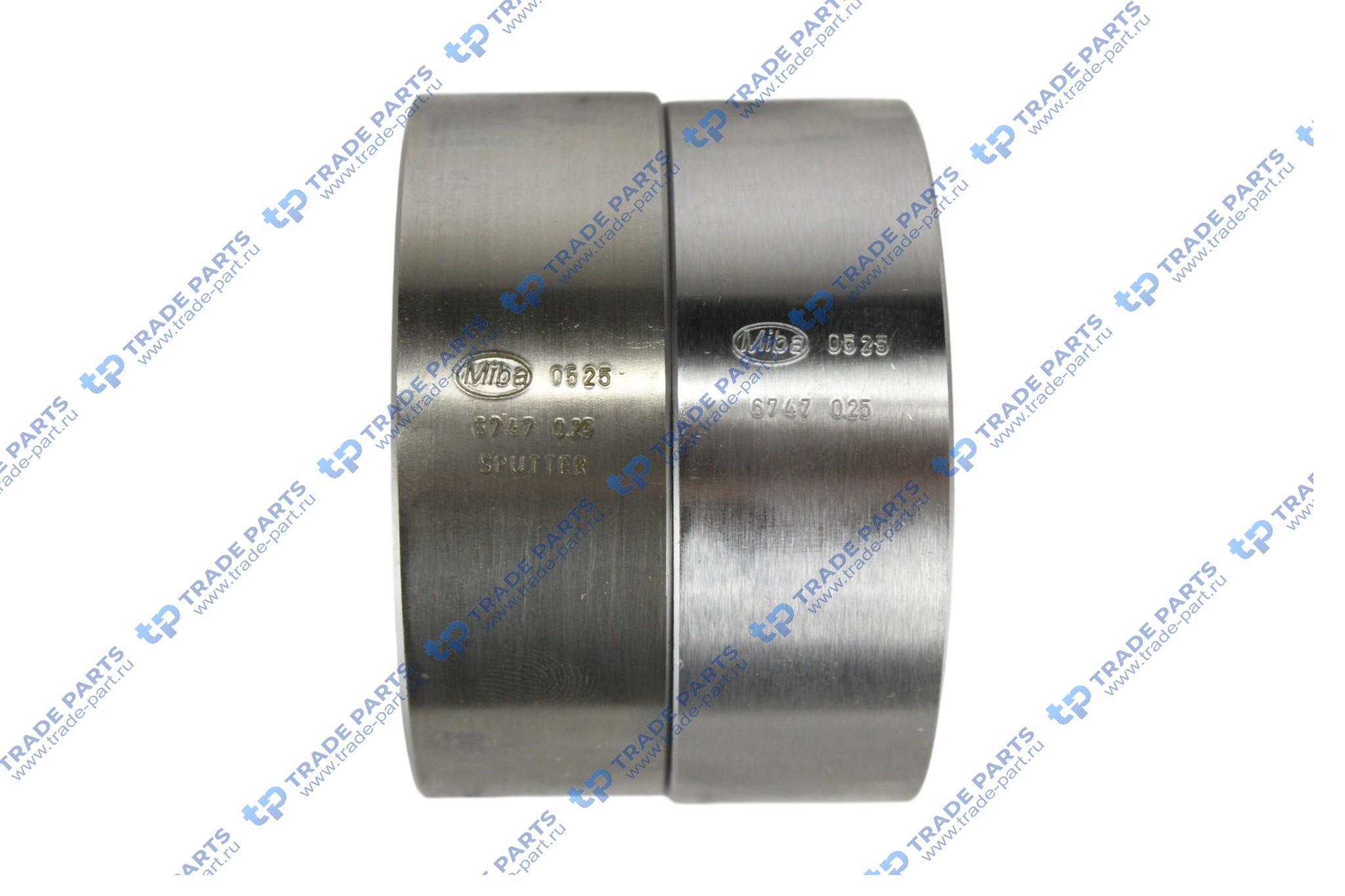 Реальная фотография вкладыши шатунные mb om904/906 0,25 к-т на шейку (sputter)