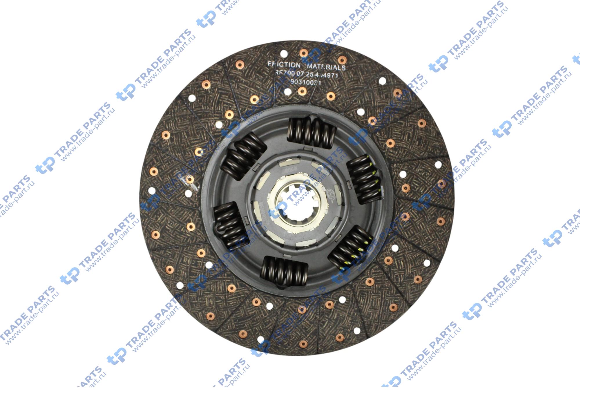 Диск сцепления SACHS DAF XF106 и Iveco Stralis 430GTZ 2-10N