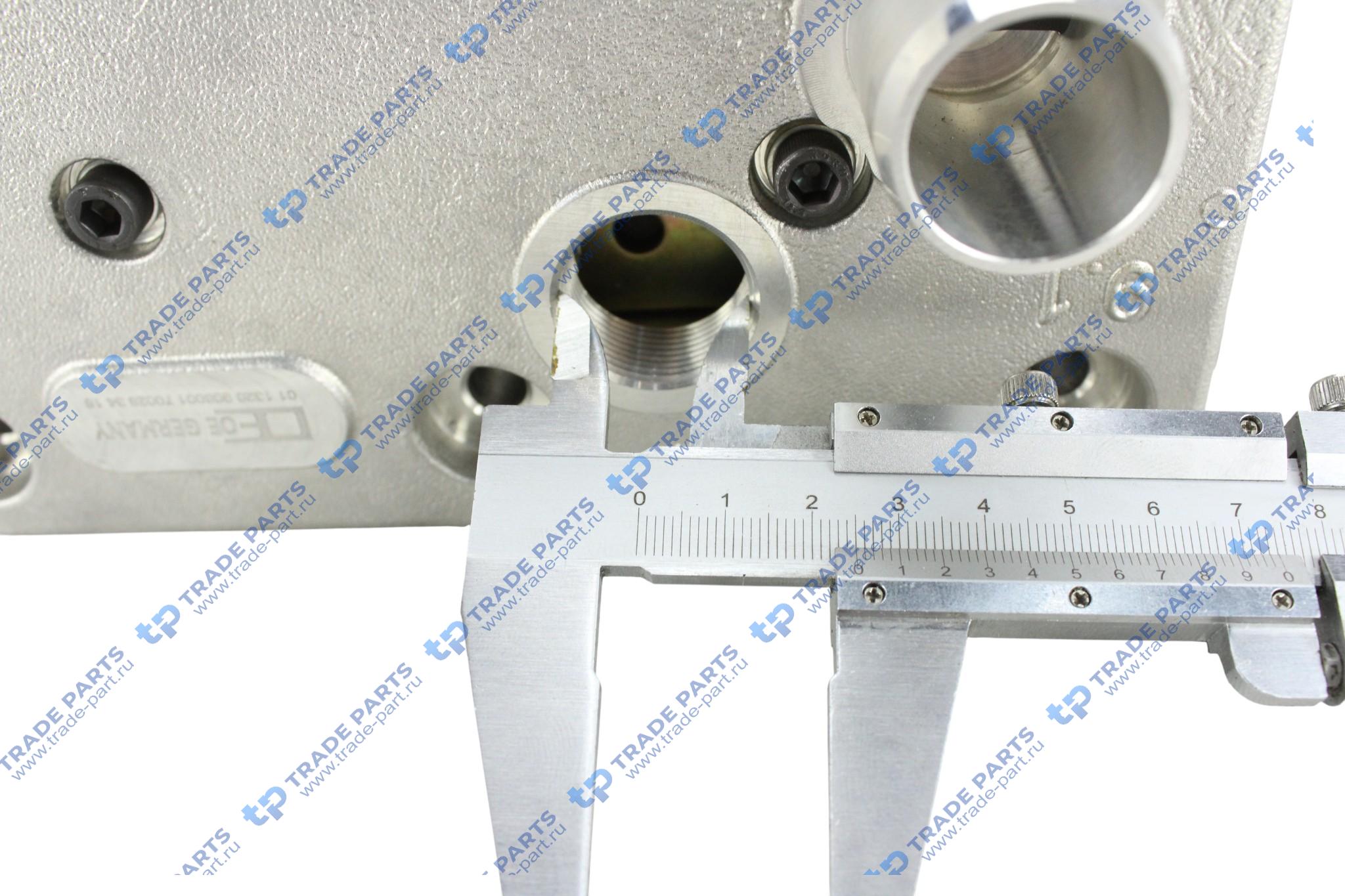 Реальная фотография головка компрессор 2-х цилиндровый  mb m 447 hlag om 457/460 hla/la om 906/926 hla/la