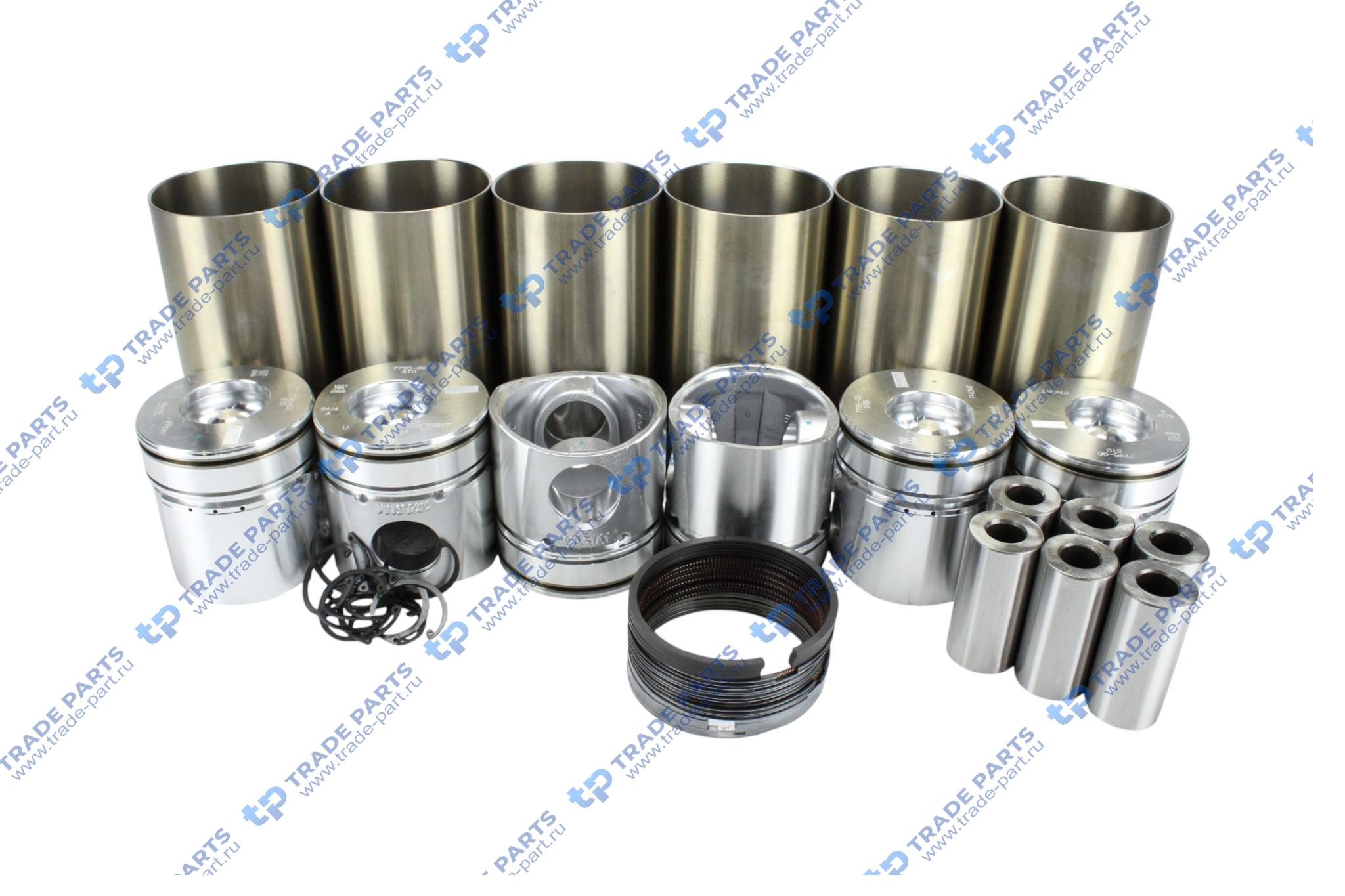 Реальная фотография поршневая группа komatsu 6d102  3957795 huatai