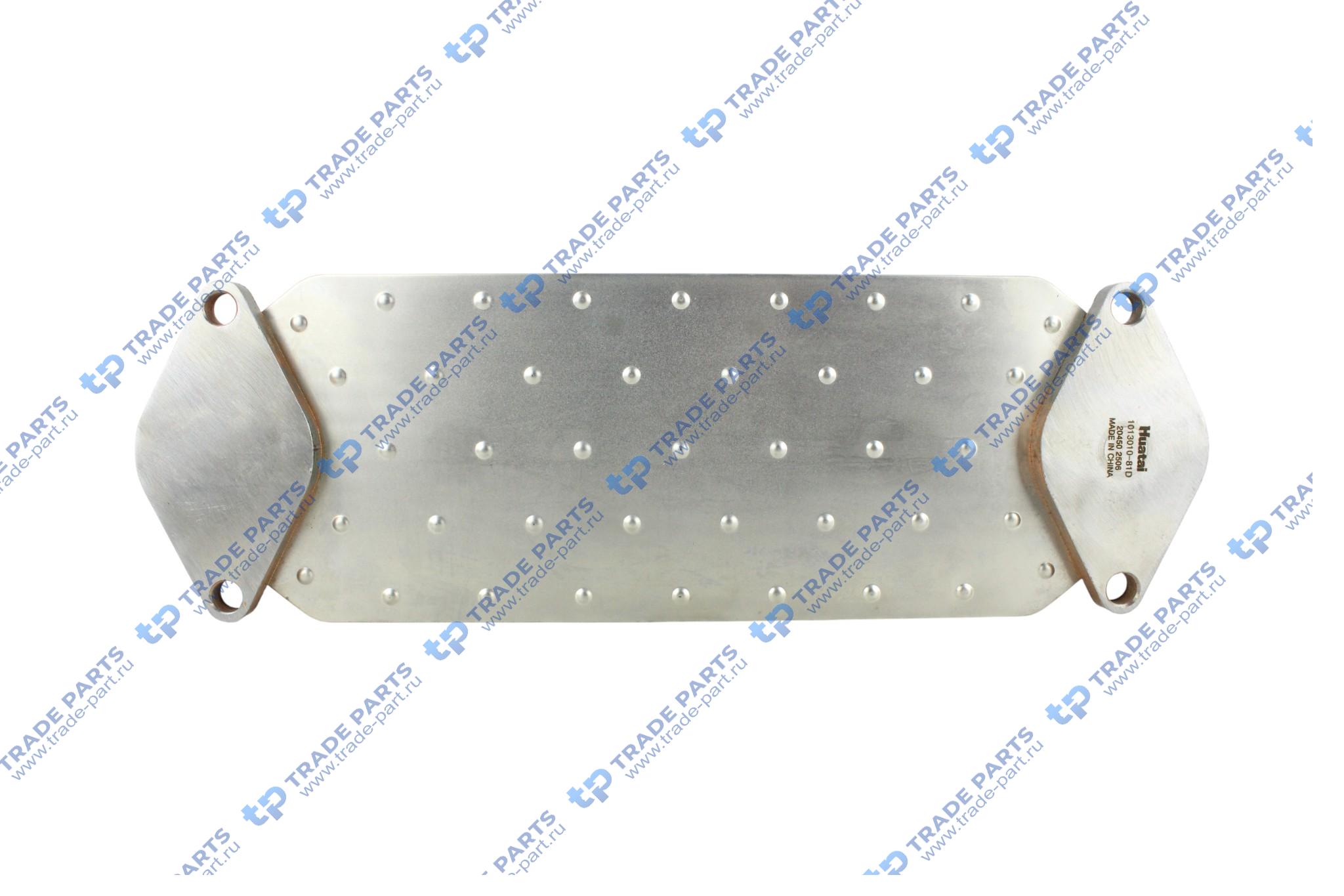 Реальная фотография радиатор масляный (маслоохладитель) ca6dm2 faw j6 1013010-81d huatai