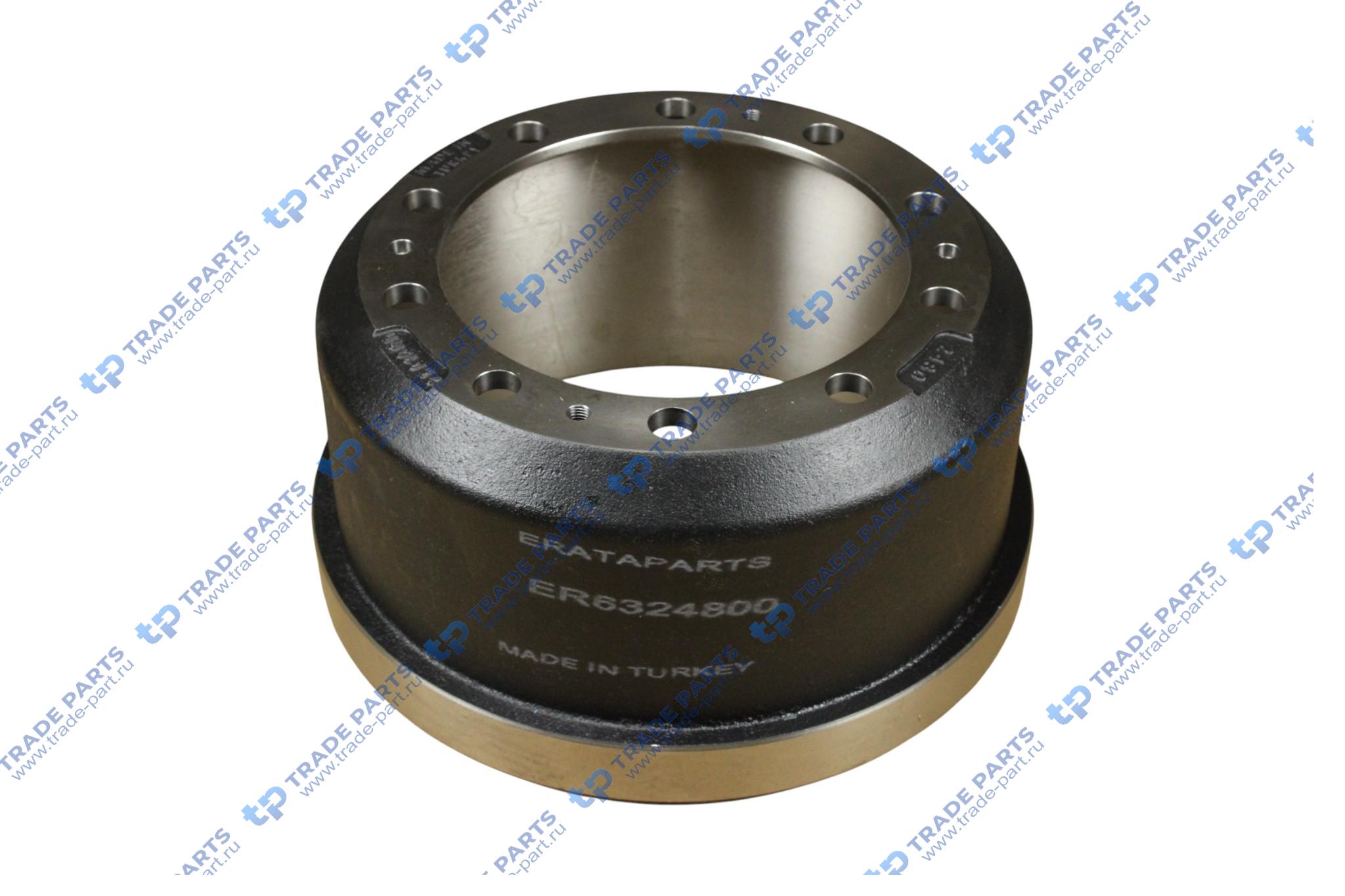 Реальная фотография барабан тормозной 419x203/211 h=256.2 d=288/335 n10x26 fruehauf пр-во турция