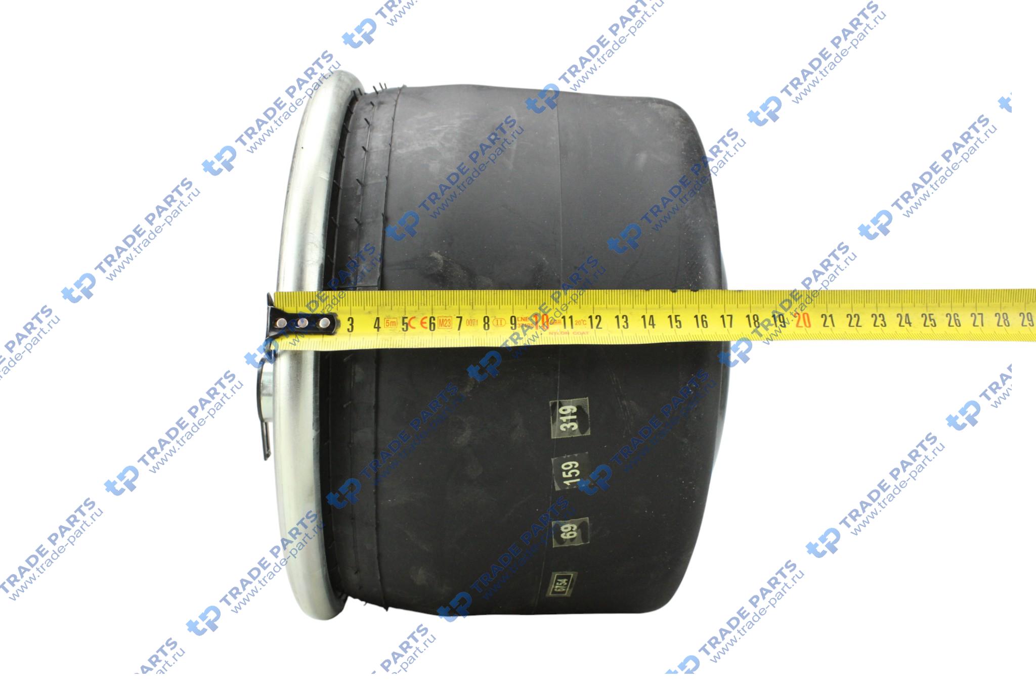 Реальная фотография пневморессора задней подвески в сборе daf euro 6