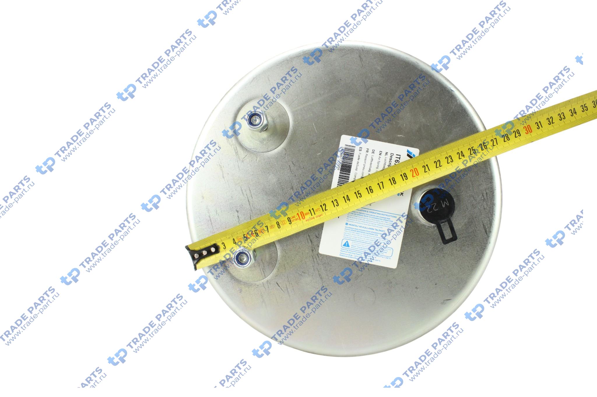 Реальная фотография пневморессора задней подвески в сборе daf euro 6