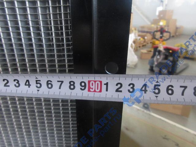 Реальная фотография радиатор 680*800*100 d=45 с дифузором алюминевый