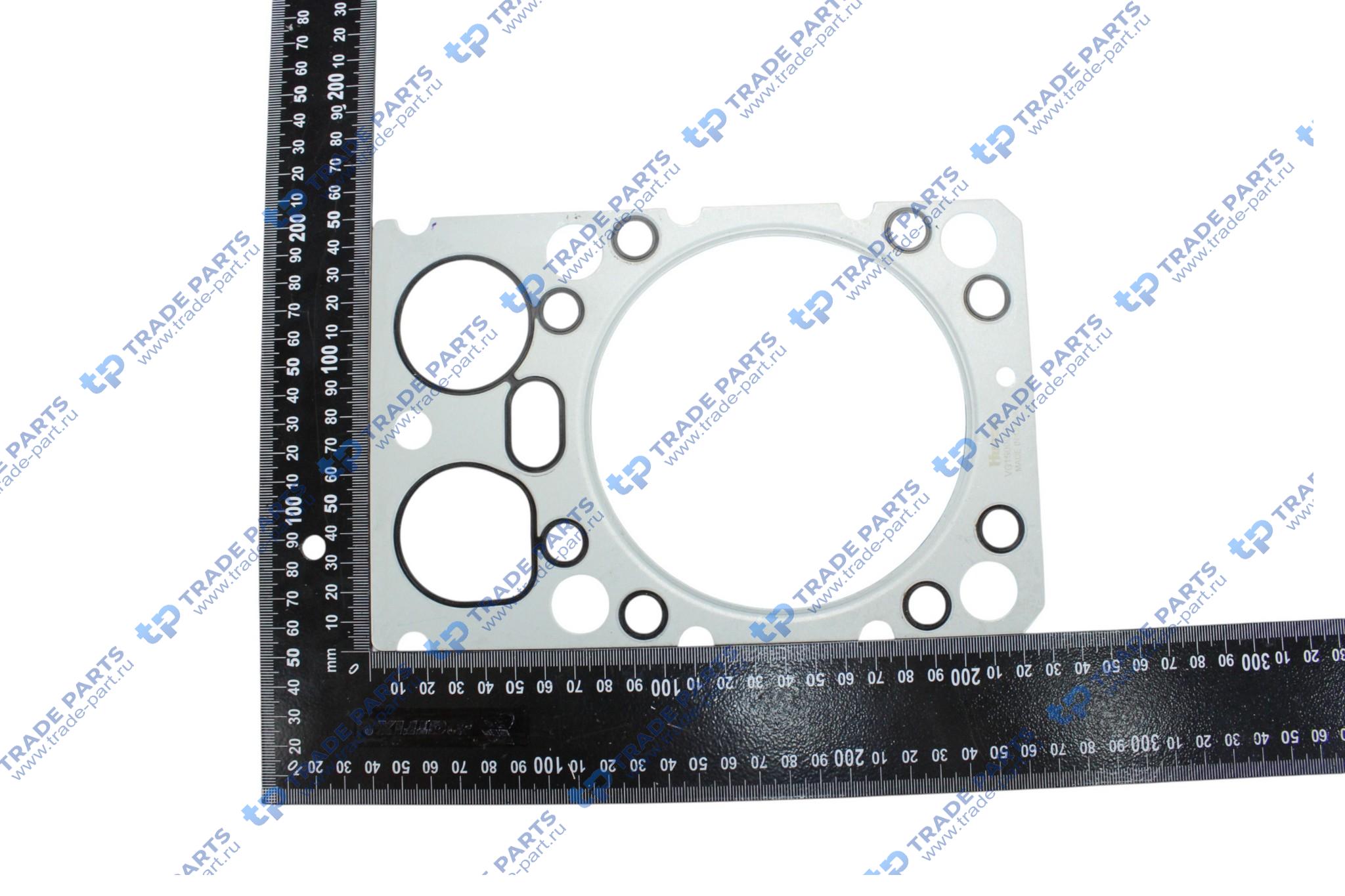 Реальная фотография прокладка гбц wd615/wp10 прорезиненная huatai