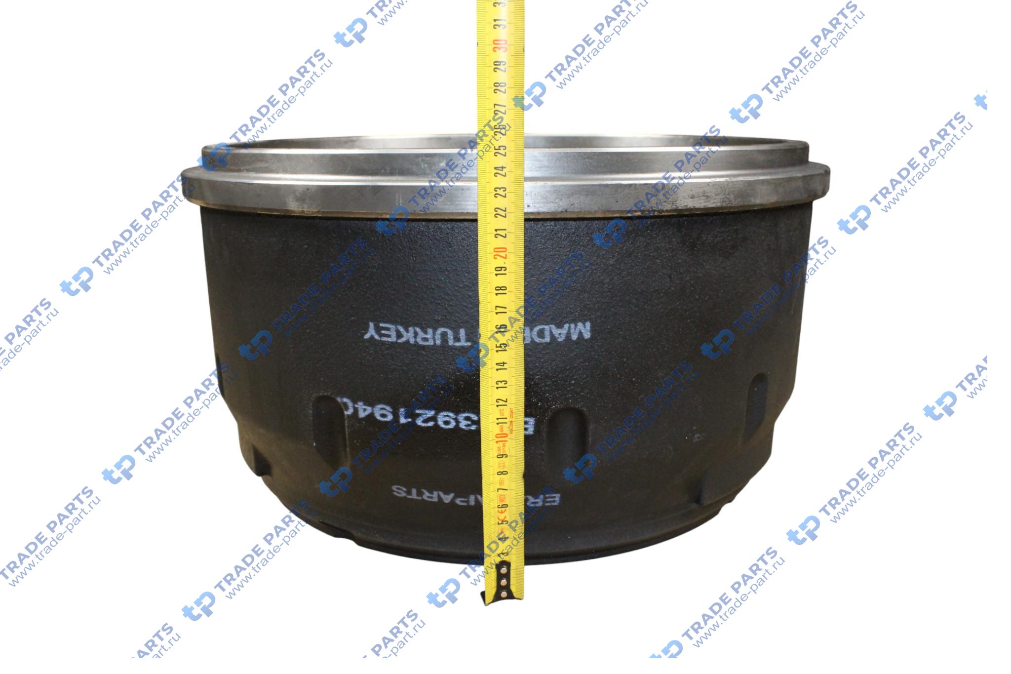 Реальная фотография барабан тормозной 410*172(160)*250 man/mb передний пр-во турция