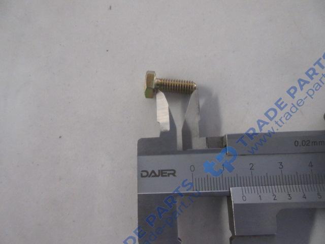 Реальная фотография болт м6*16 с шестигранной головкой howo t5g, sitrak c7h