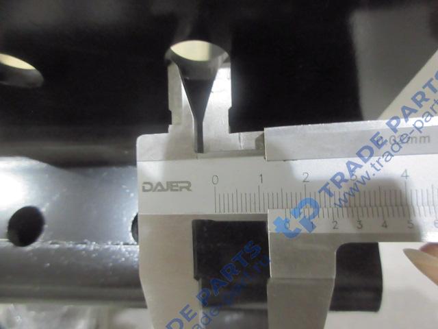 Реальная фотография задняя защитная поперечина с переходным кронштейном в сборе faw j6 качество о