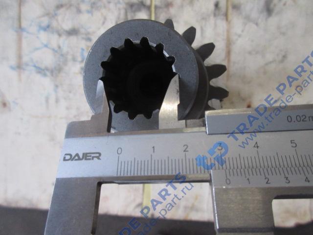 Реальная фотография промежуточный вал в сборе (правый, двойной масляный насос) качество о