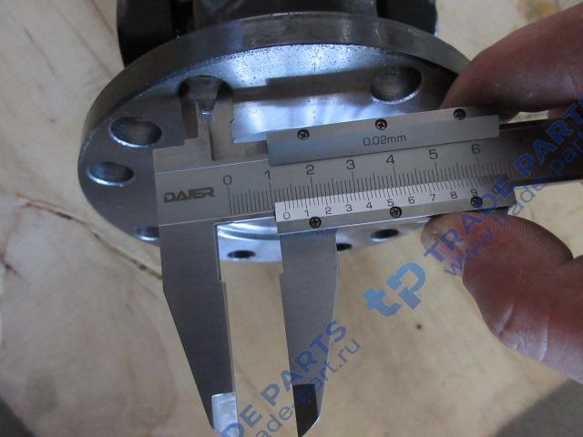 Реальная фотография вал карданный передний sdlg lg952 l-1000мм, фланец 8 отв * 12 отверстий