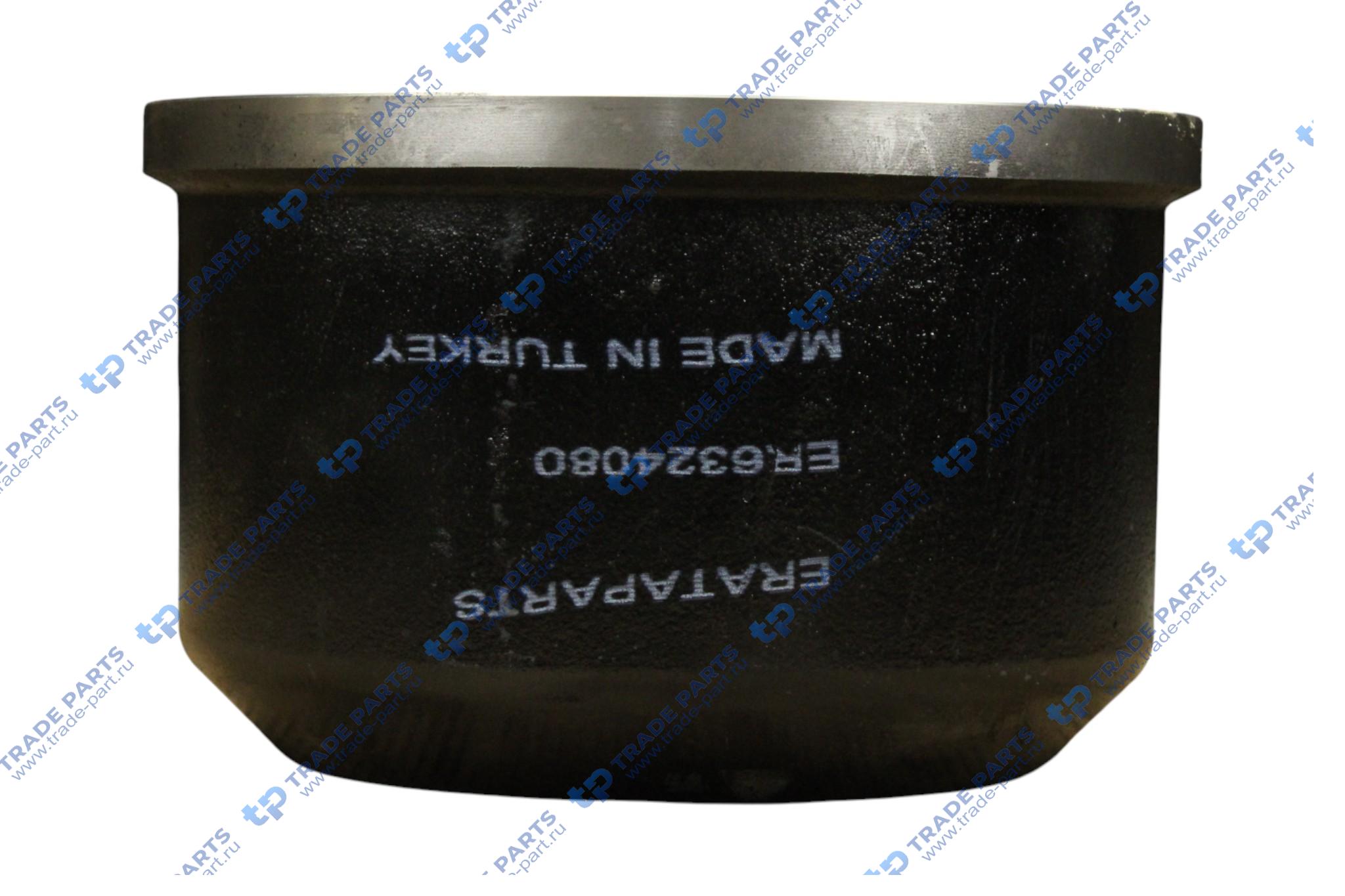 Реальная фотография барабан тормозной bpw полуприцепа (360x200/209 h=263 d=190/225) (1шт.) пр-во турция