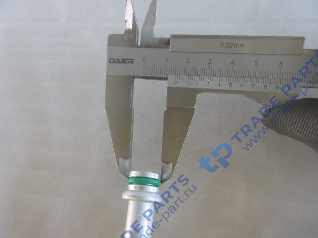 Реальная фотография трубка кондиционера двойная howo t5g и sitrak c7h