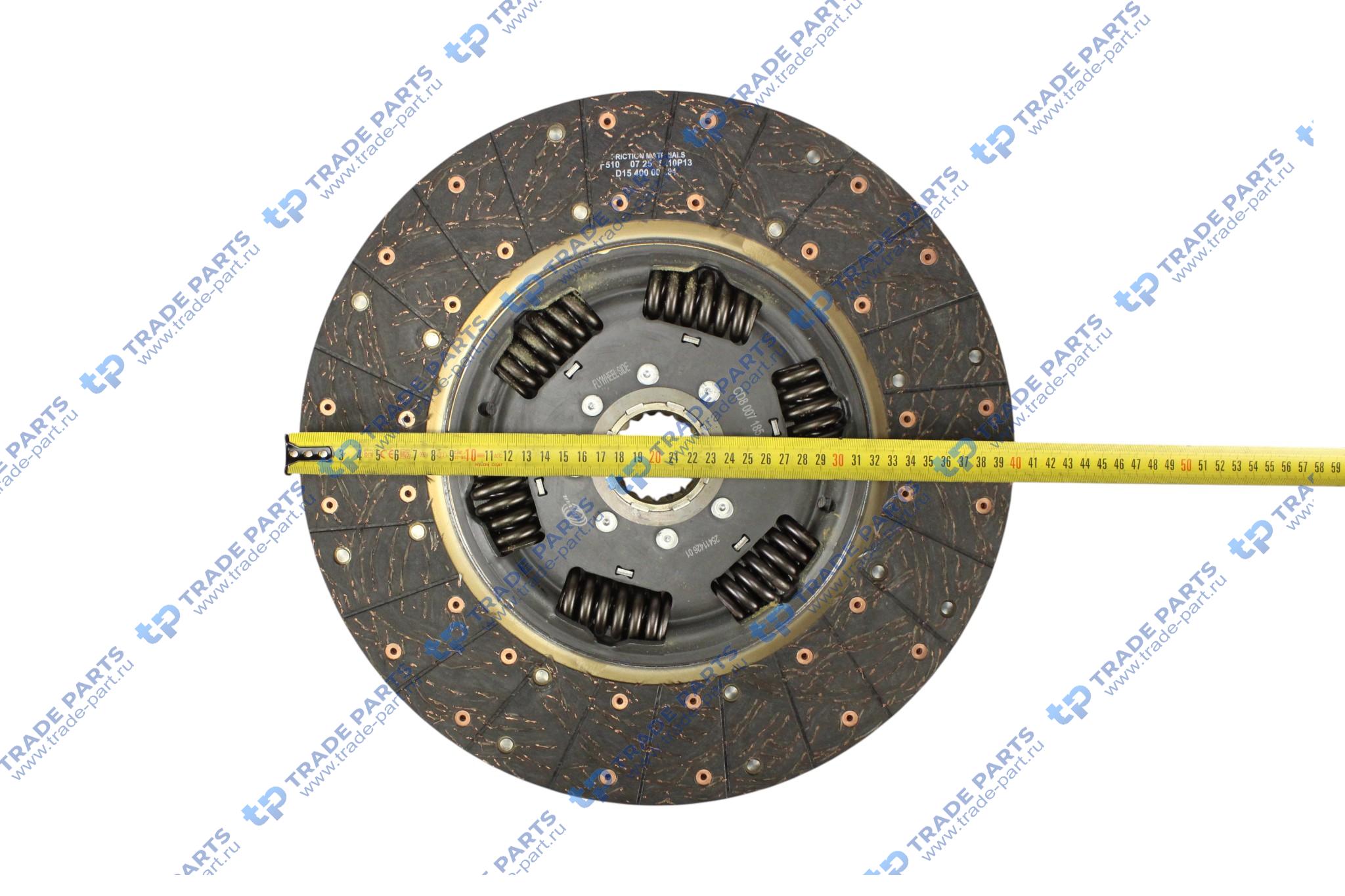 Реальная фотография диск сцепления om471 g230-16 manuel double clutch mercedes arocs (euro 6) 3342,4142,4145