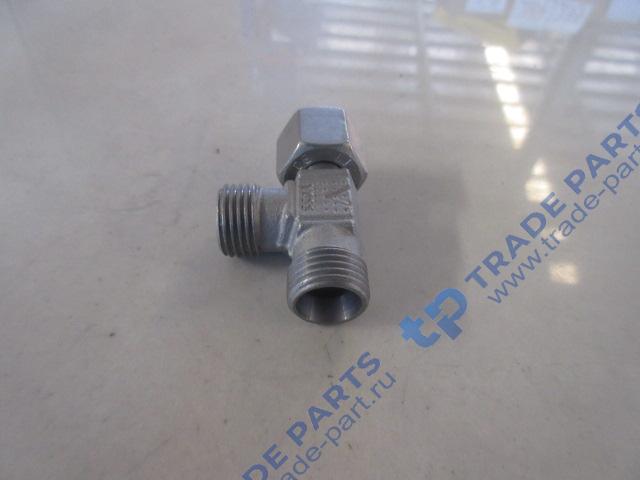 Реальная фотография штуцер топл. трубки т-образный sitrak