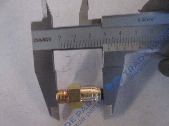 Реальная фотография штуцер термостойкий прямой быстроразъемный c-типа (φ 6 / m10x1) howo t5g, sitrak c7h