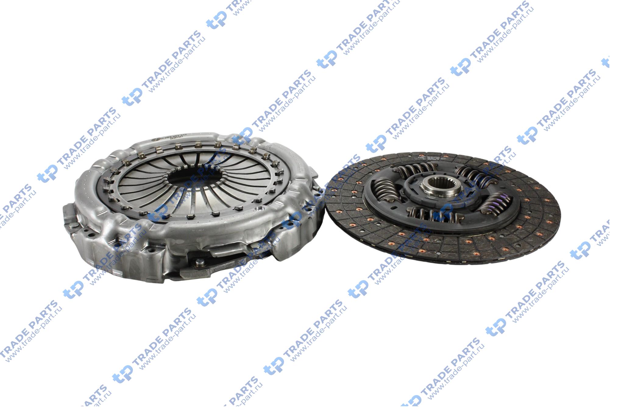 Реальная фотография комплект сцепления без выжимного 3400 700 601 volvo fh, fm, fmx (кпп автомат)