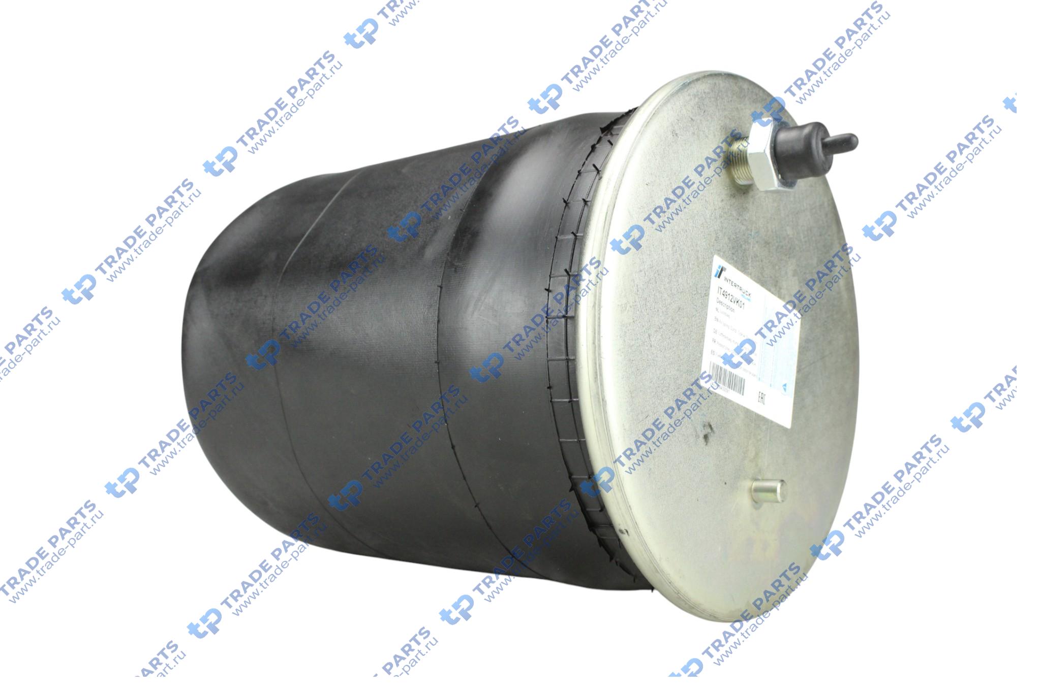 Реальная фотография пневморессора renault (металлический стакан) (1 шп. m12,1 шп.-шт. m16/24х1.5мм)