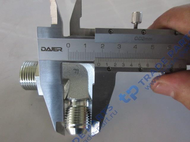 Реальная фотография переходник угловой (для соединения воздушной трубки с краном)