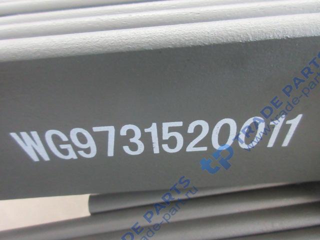 Реальная фотография рессора передняя в сборе 14 листов 8x4 14x90