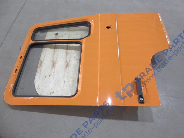 Реальная фотография дверь правая оранжевая в сборе (облицовка f3000)