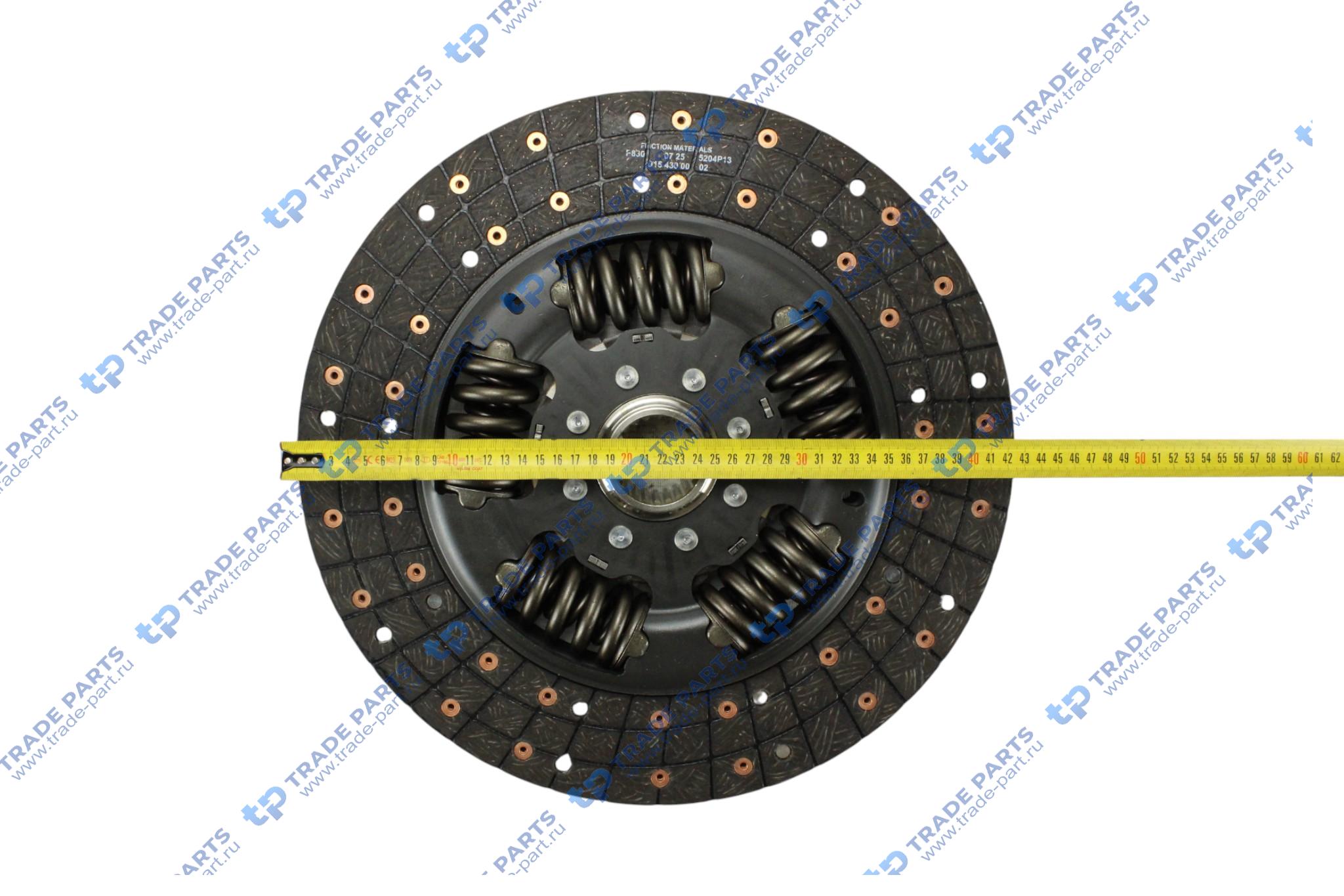 Реальная фотография диск сцепления 430mm n24 volvo fh18